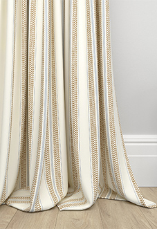 Noble Stripe, Rye - Made to Measure Curtains